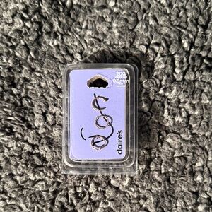 Claire's Gold Hoop Nose Rings.